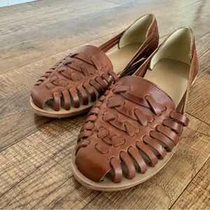 Nisolo Women's Huarache Sandal, Color Brandy, Size 8, never worn